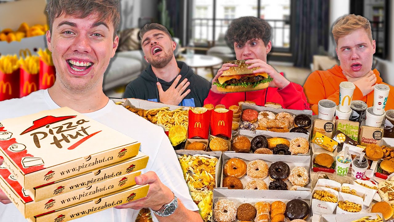 WIE HET MEEST KAN ETEN WINT *MET STRAF!!*