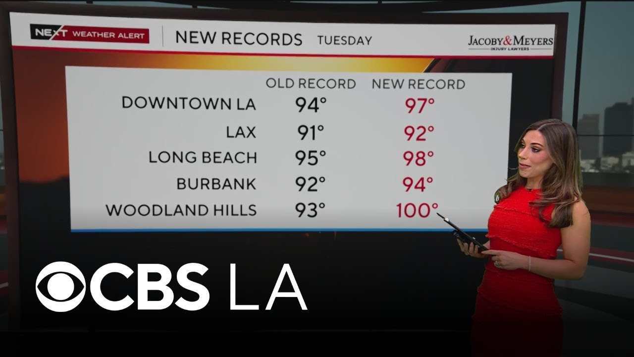 Southern California heatwave breaks record-highs in Los Angeles County