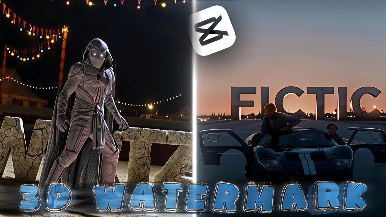 3D Watermark Like Fictic Editz On Capcut