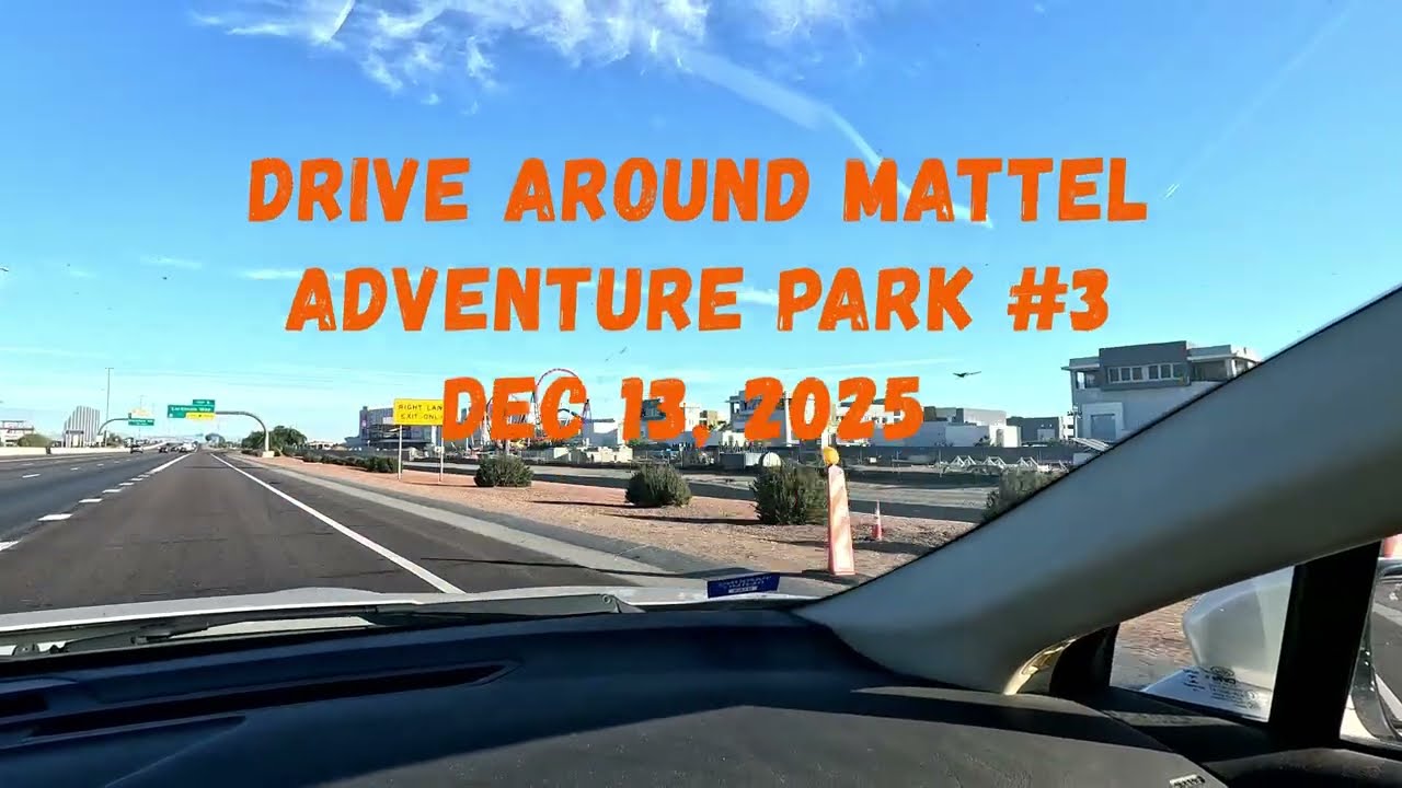 Прокатитесь по территории строящегося парка развлечений Mattel Adventure Park №3, Финикс.