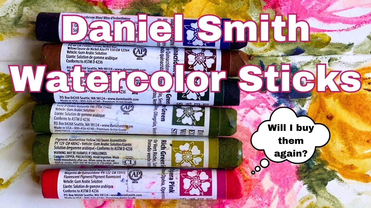 Art Haul | Daniel Smith Watercolor Sticks | Art Supply Unboxing | Testing New Art Supplies