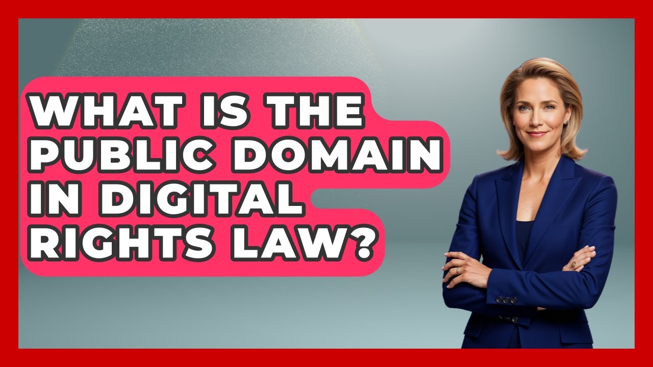 What Is The Public Domain In Digital Rights Law? - AI and Technology Law