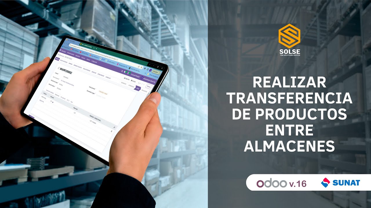 📦 Realizar Transferencia de productos entre Almacenes en odoo 16 📦😃🤩