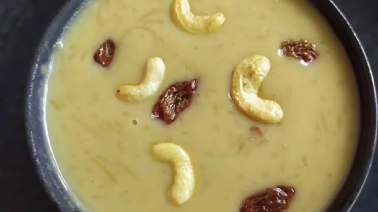 பாசிப்பருப்பு  சேமியா  பாயாசம் |🎂NewYear Special Dessert Moongdal Vermicelli Kheer | Sweet Recipe