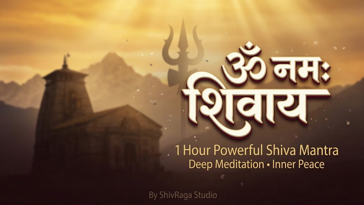 1 Hour OM NAMAH SHIVAYA Mantra Loop | Most Powerful SHIVA CHANT for Deep Meditation & Inner Peace