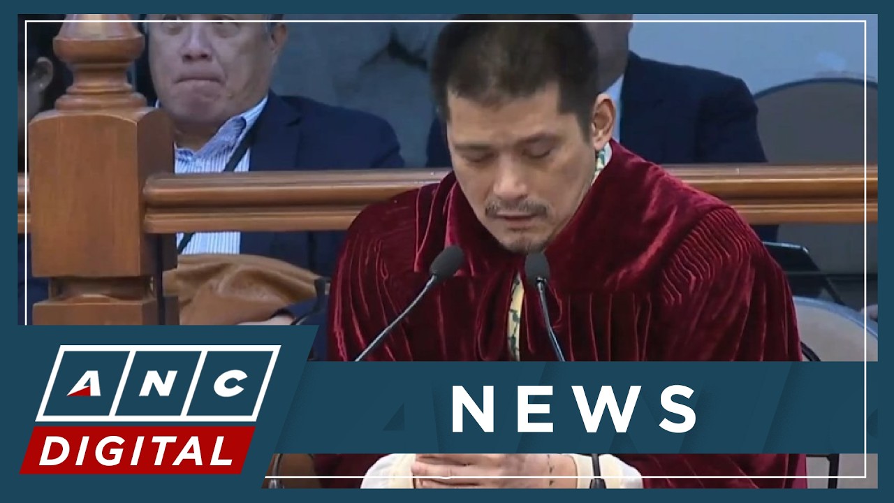WATCH: Sen. Robin Padilla makes manifestation on arrests, cases vs senators | ANC
