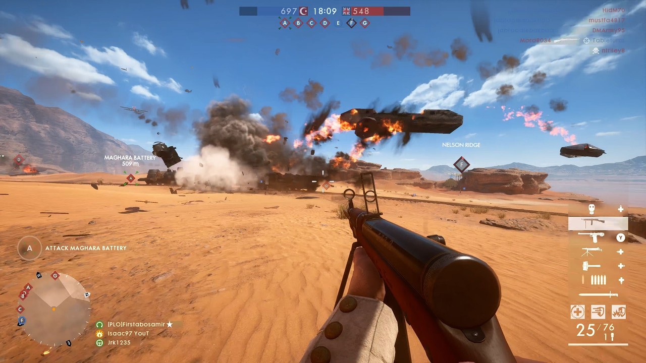 Battlefield 1: Conquest gameplay (No Commentary)