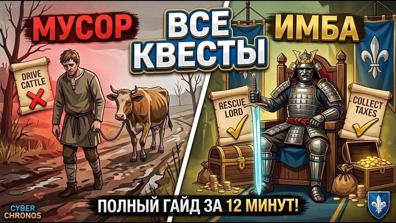 ВСЕ КВЕСТЫ В MOUNT & BLADE: WARBAND — Полный гайд (Актуально в 2026)