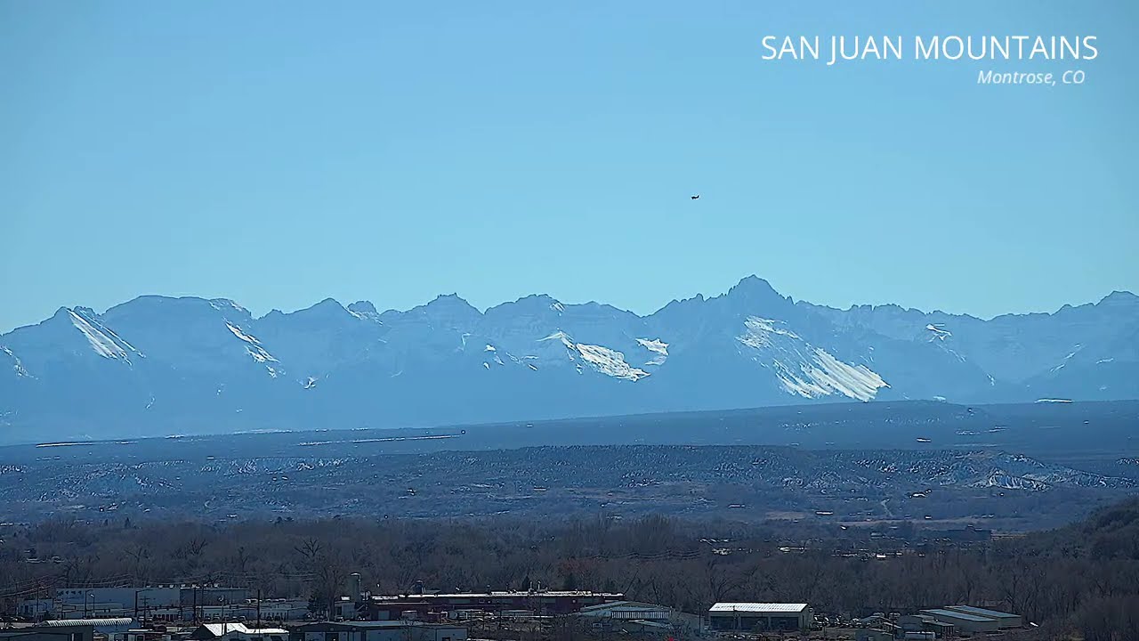 San Juan Mountains Live Stream - Montrose Colorado - January 17 Part 2