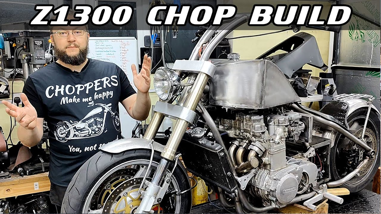 Kawasaki Z1300 custom motorcycle build - progress update 4 #z1300 #kawasaki #motorcycle #fabrication