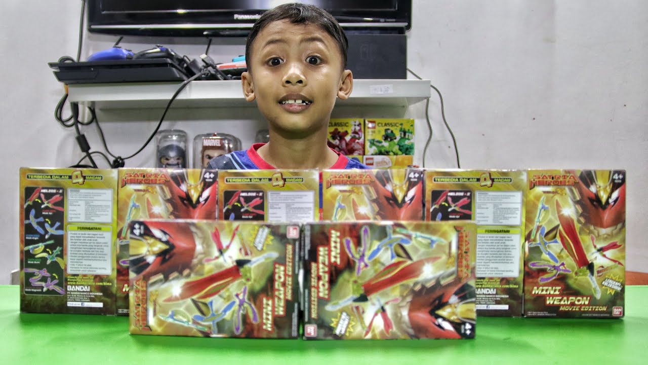 Seluruh Mini Weapon Bima X Movie Edition (Buka 8 Kotak)