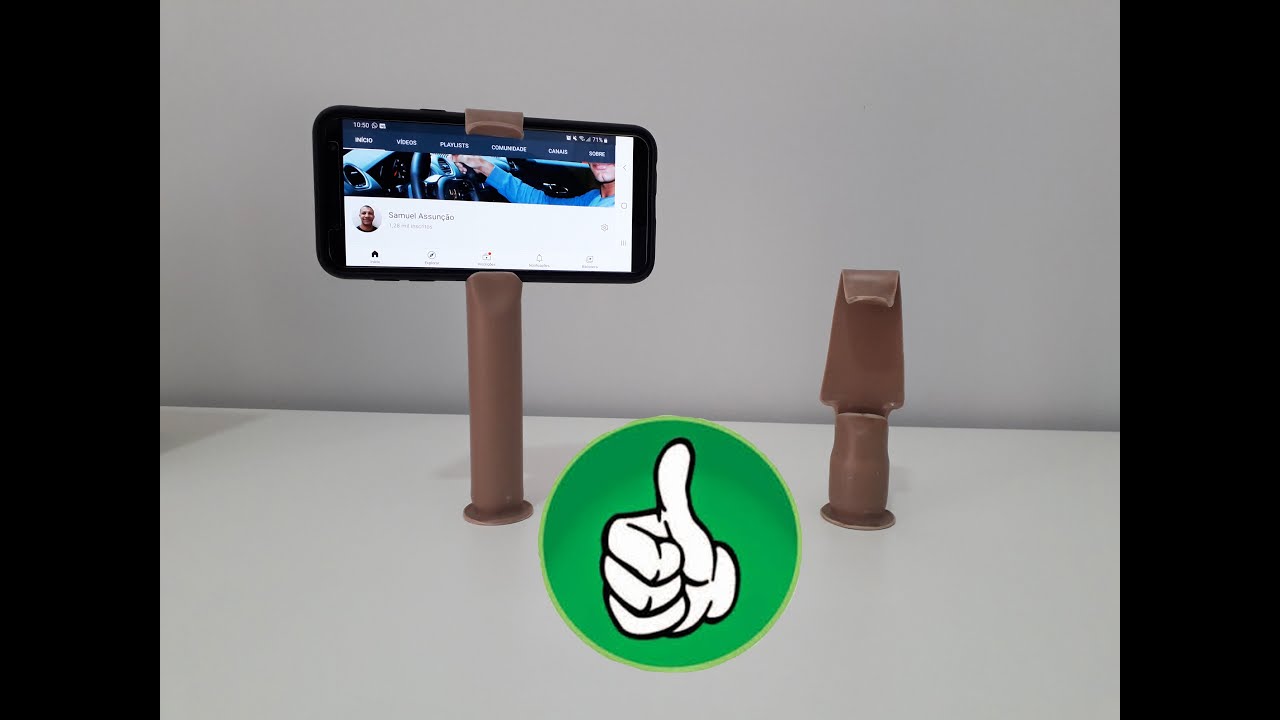 Suporte para celular caseiro (faça você mesmo)