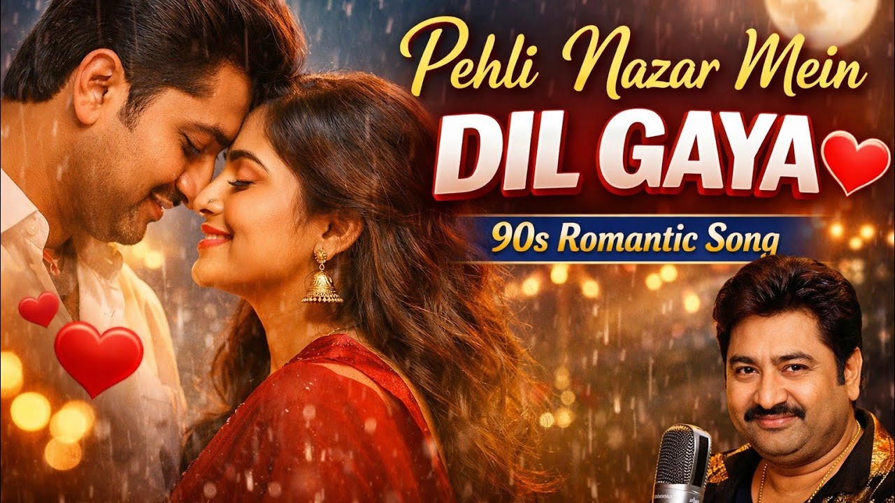 Pehli Nazar Mein Dil Gaya ❤️ | 90s Romantic Hindi Song | Kumar Sanu Style | Jalwa Music Hub