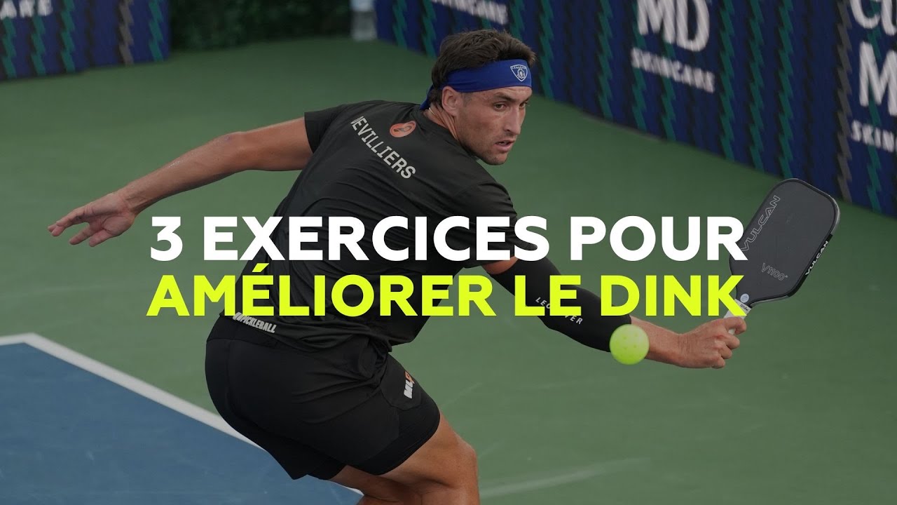 PICKLEBALL: 3 EXERCICES POUR AMÉLIORER SON DINK LONGUE LIGNE
