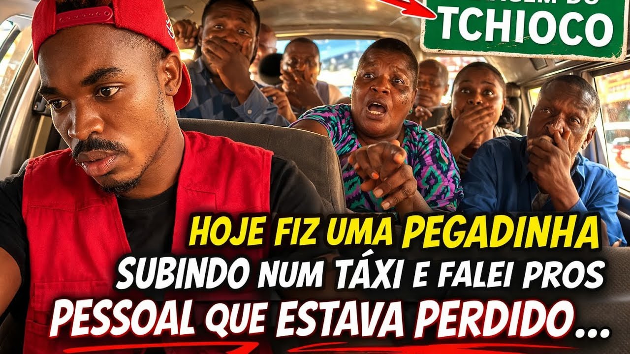 Entrei num táxi em Luanda e pedi uma paragem que NÃO EXISTE 😂 #pegadinha#pegadinhadetaxi#humor