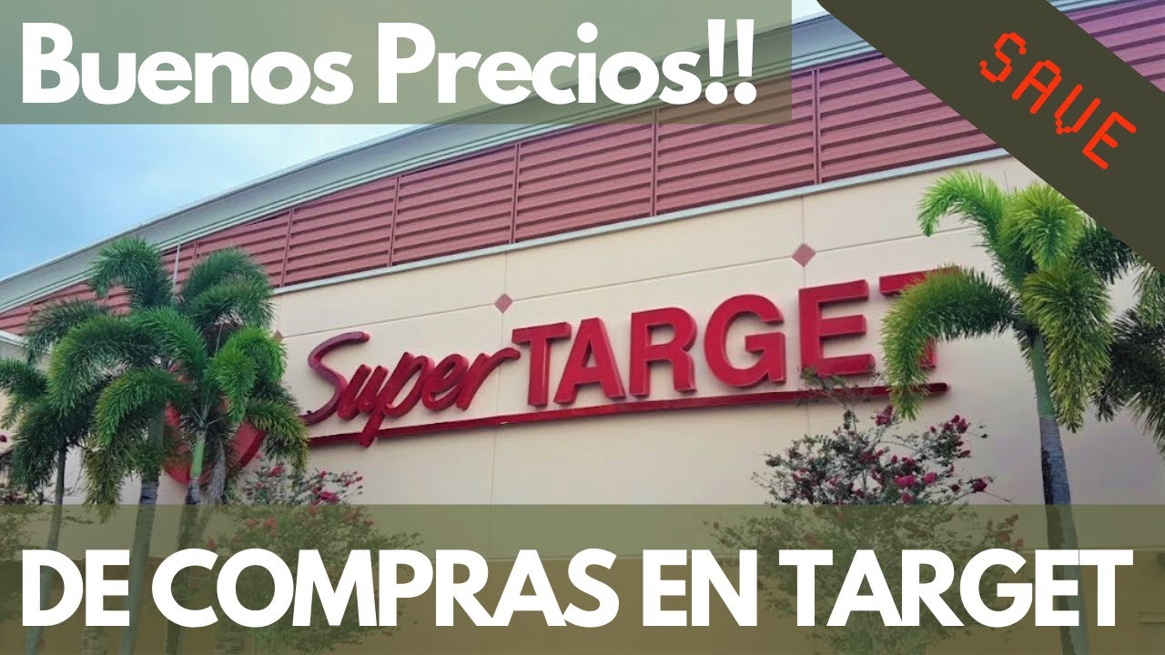 De compras en TARGET! La tienda con precios INCREIBLES en USA