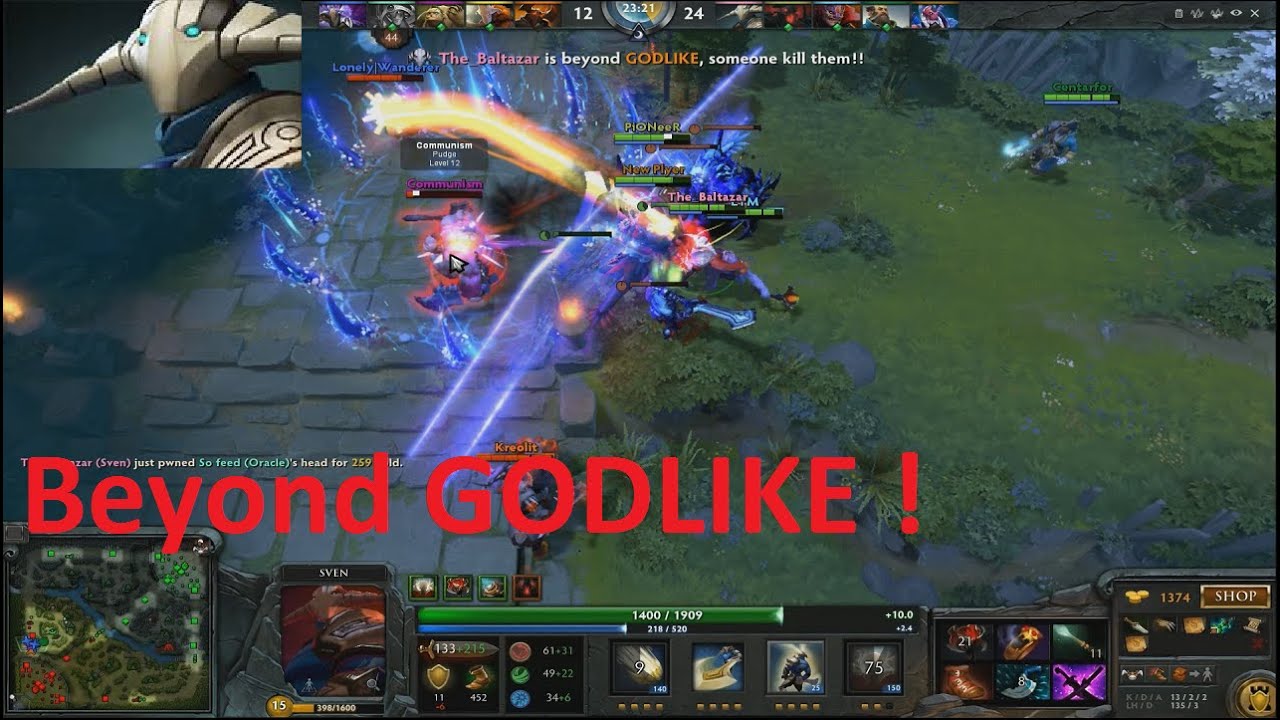 Dota 2 - Sven Beyond GODLIKE ! (The_Baltazar)