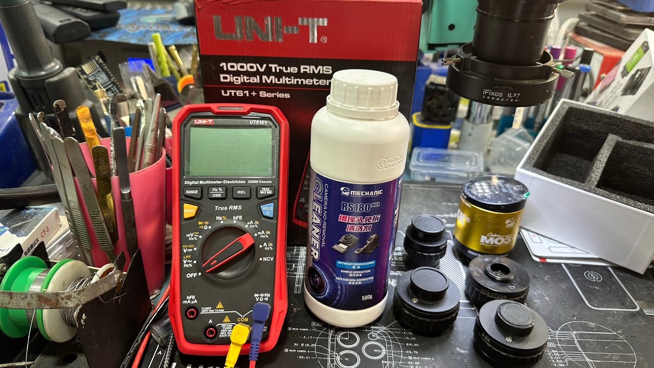 Best Multimeter Uni-T UT61E+  | Mechanic Rs180 Camera lens Cleaner | 0.35X ctv lens Review and Unbox