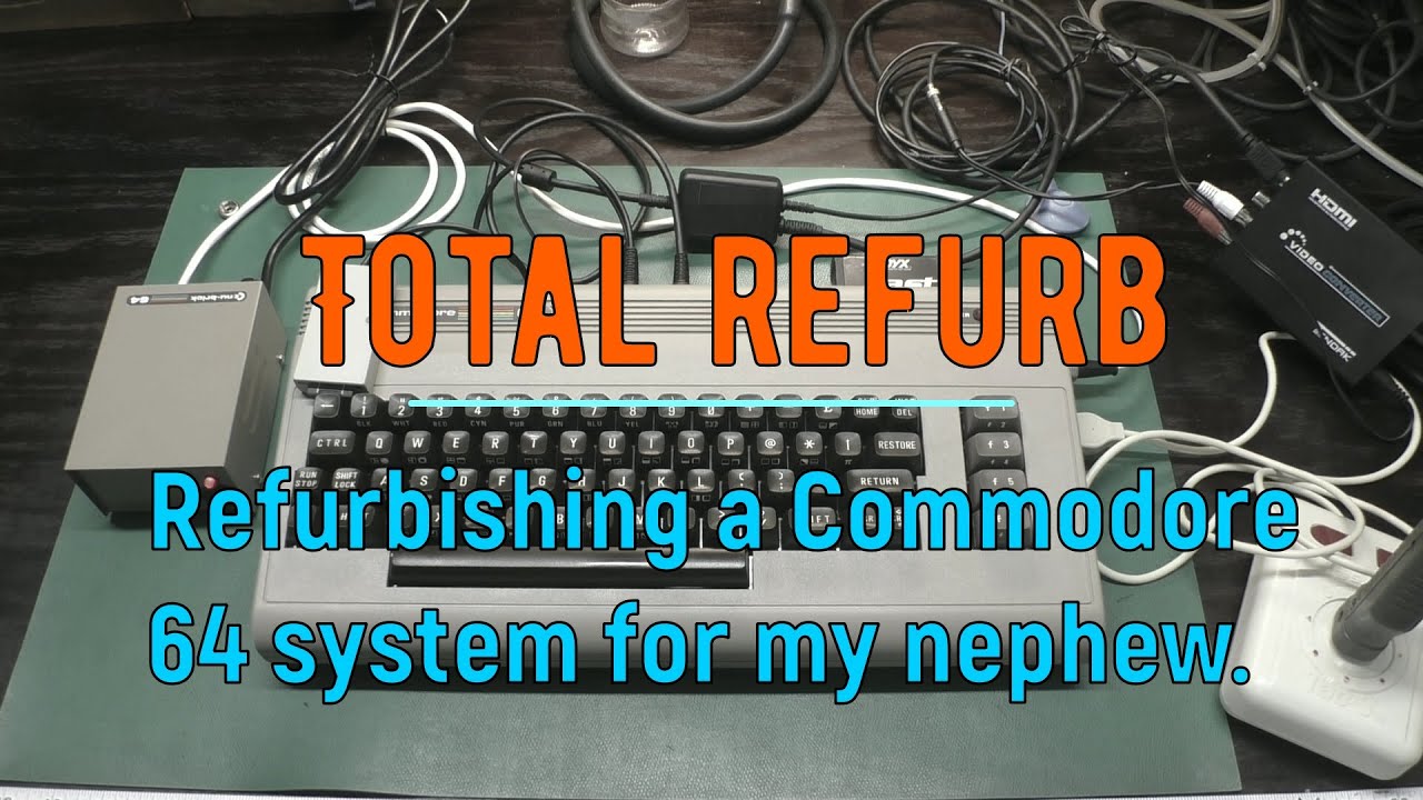 Total Refurb – Восстановление системы Commodore 64 для моего племянника