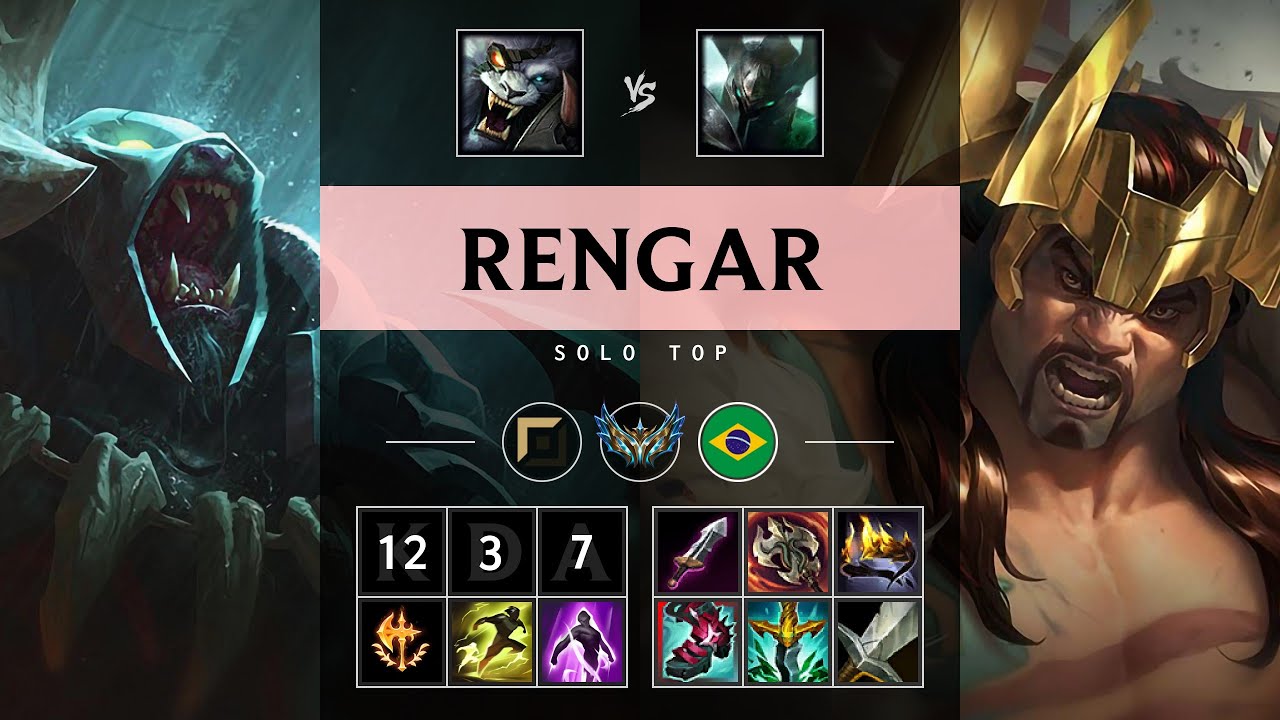 Rengar Top vs Mordekaiser - BR Challenger Patch 25.17