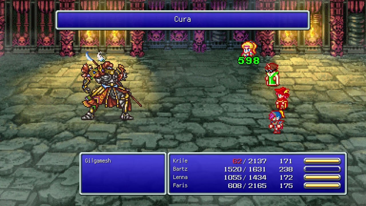 FINAL FANTASY V   Gilgamesh Morphing Time