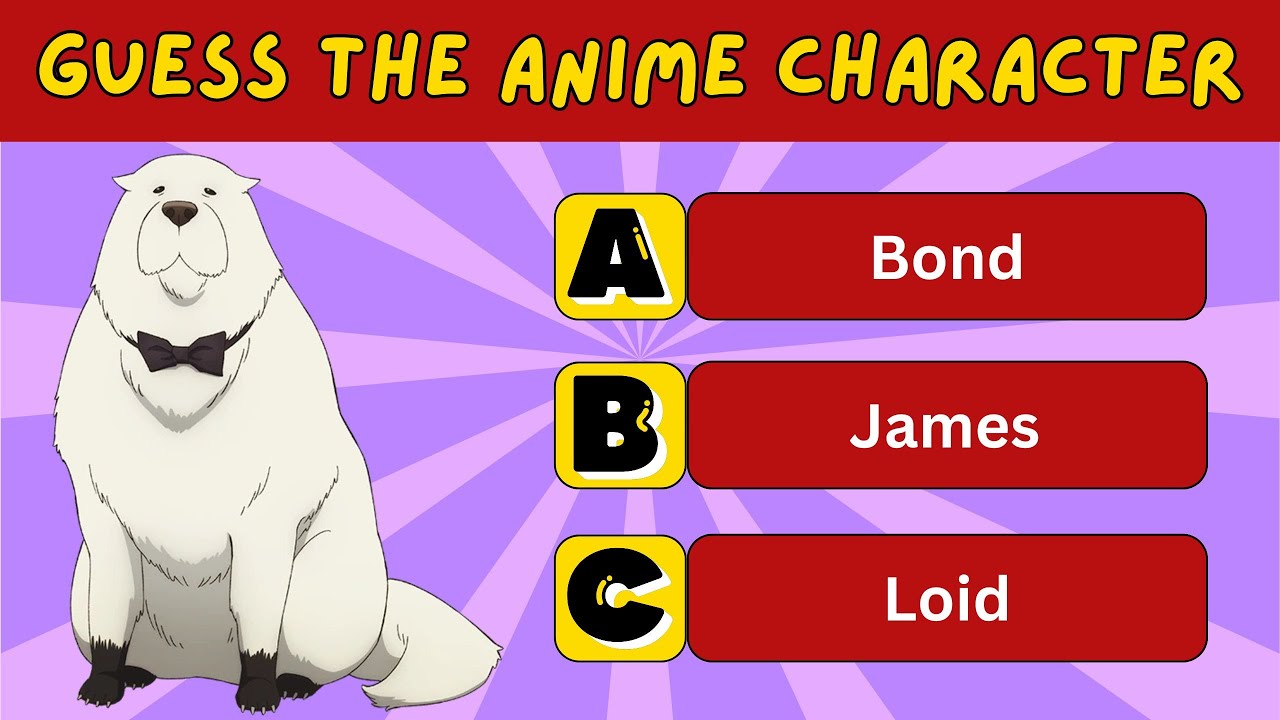 Guess The Spy X Family Character | Guess The Anime