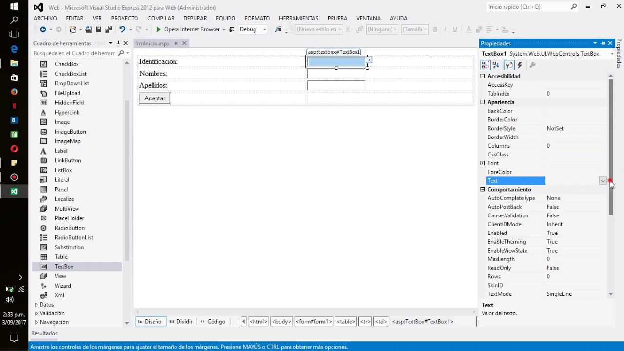 Pasar datos entre paginas web en ASP.NET - Querystring