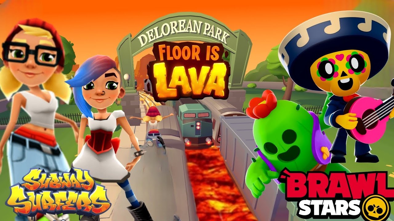 🌋 FLOOR IS LAVA Challenge 2025 | Subway Surfers vs Brawl Stars Epic Battle