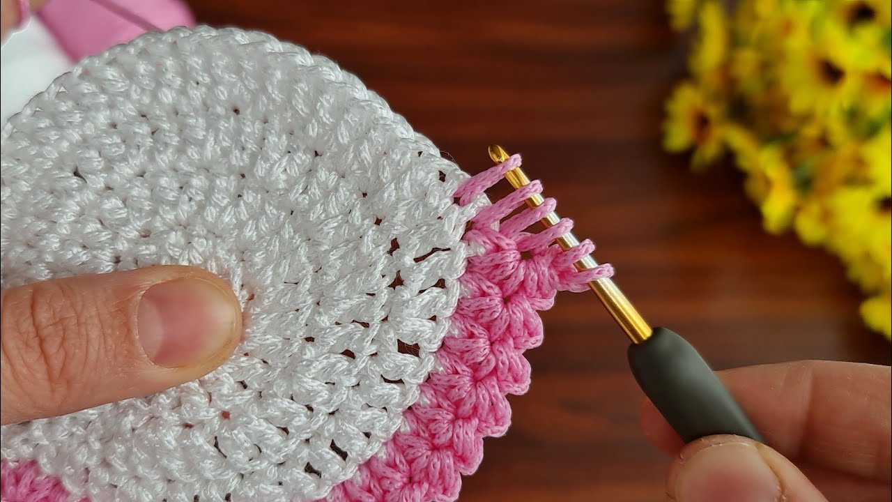 SUPERB BEAUTIFUL 😉 MUY BONİTO Super easy How to crochet a coaster supla.make order sell.