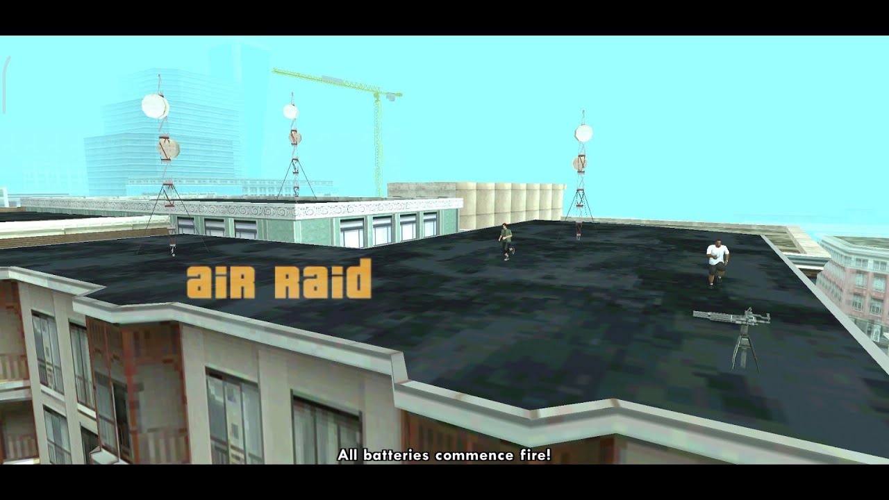 GTA San Andreas - Воздушный налёт | простой способ | Геймплей для Android (HD)