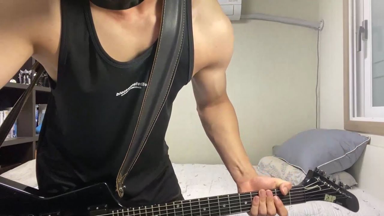 Metallica- Blackened (guitar cover With lyrics )