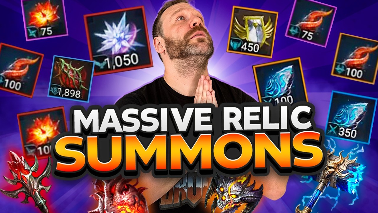 ABSOLUTE INSANITY!! Crafting OVER 20,000 Relic Materials!!