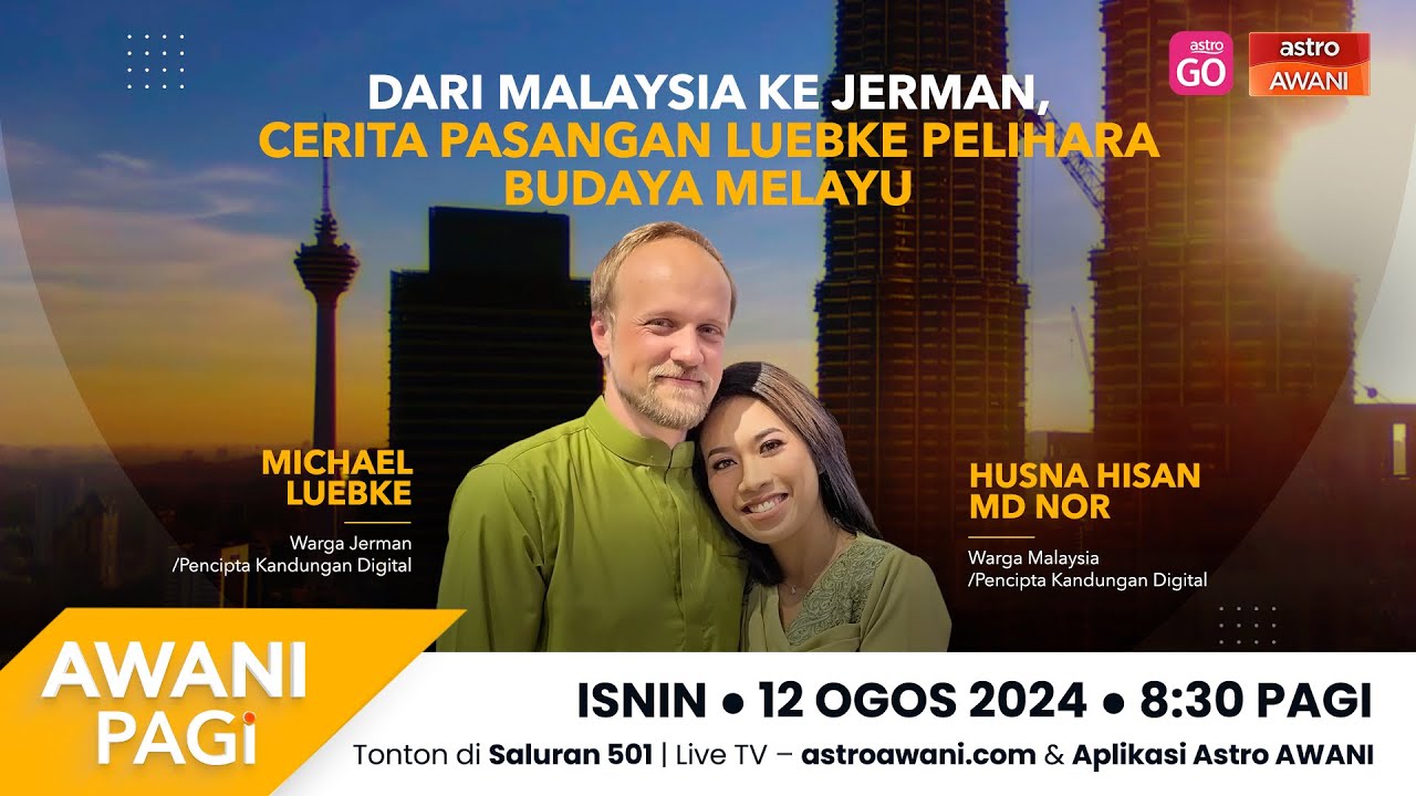 BAHASA MENCERMINKAN BUDAYA - Michael Luebke | Awani Pagi