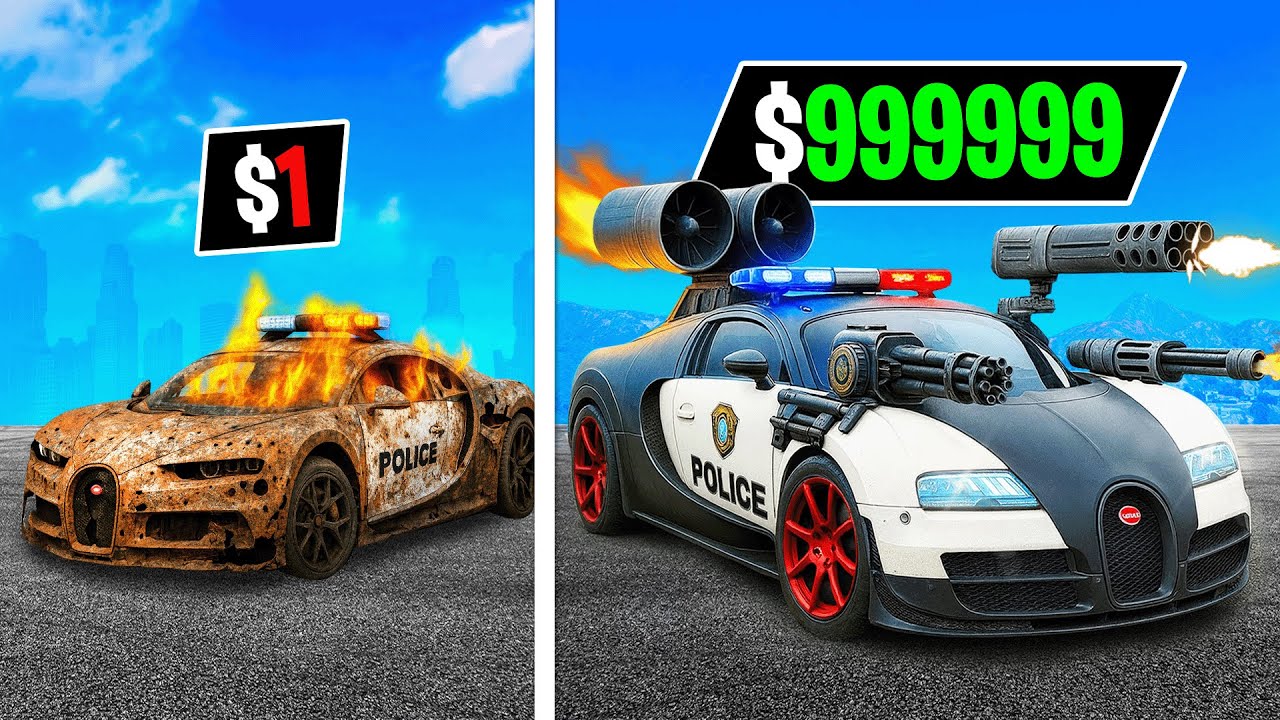 Slowest to FASTEST Police Bugatti