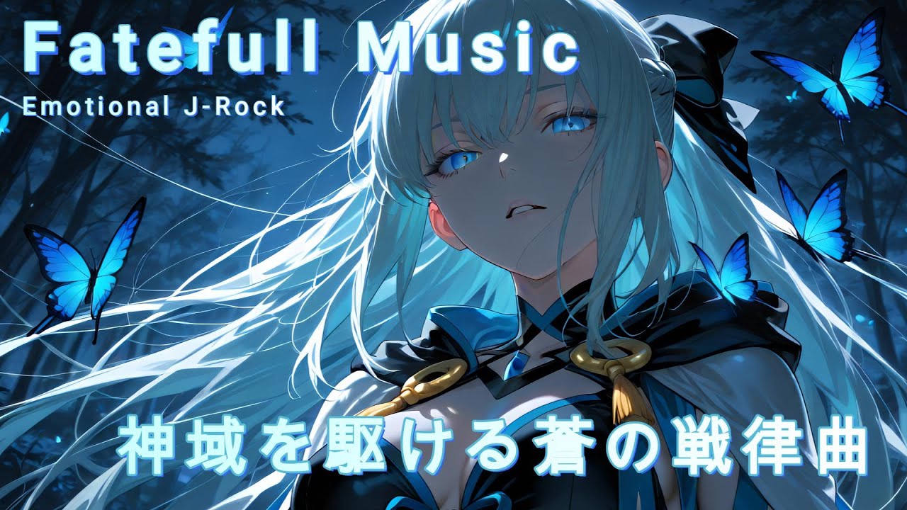 【Playlist】 神域を駆ける蒼の戦律曲｜躍動感 × 疾走感 × Melodic × Emotional J-Rock × AnimeOPstyle【作業用BGM】