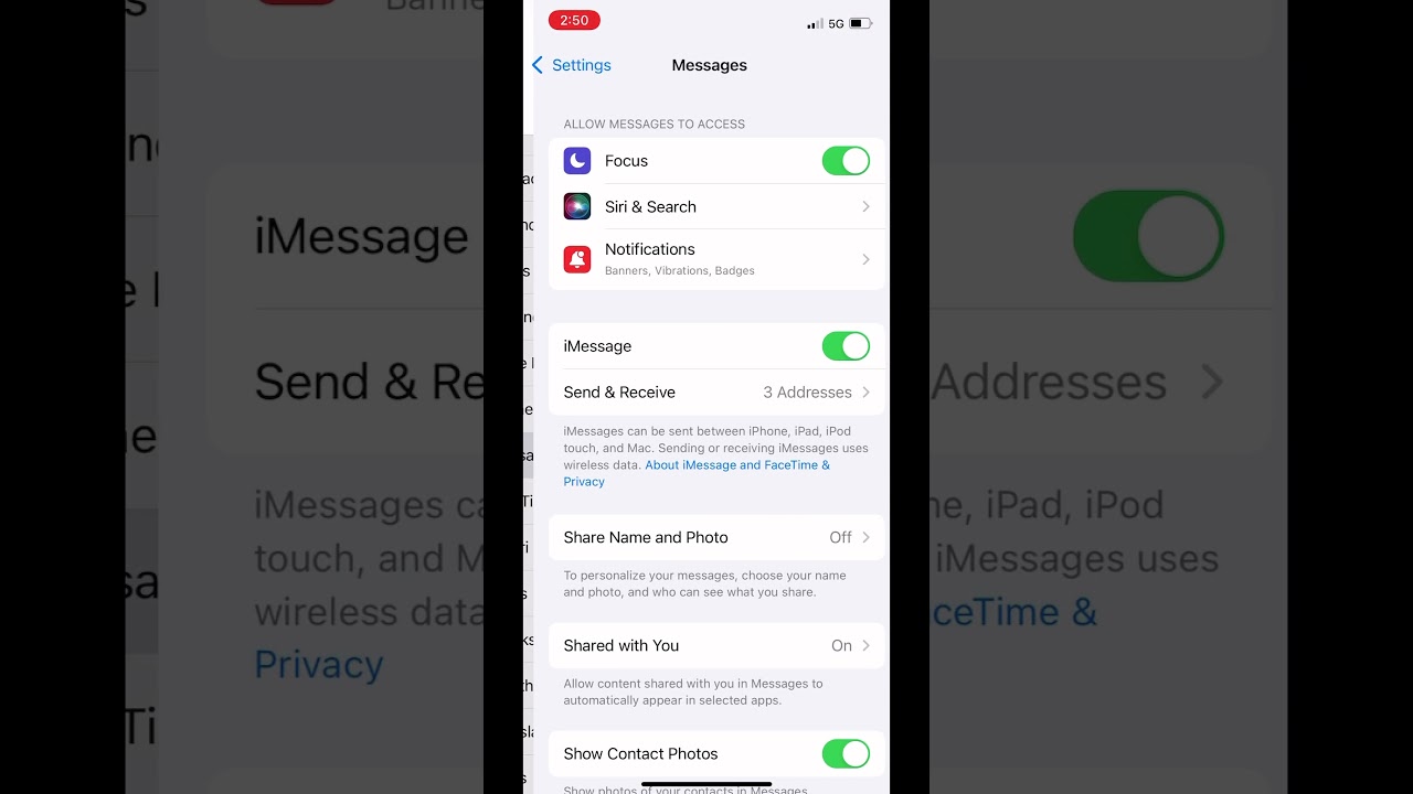 How to turn on or prevent auto-deleting iMessages
