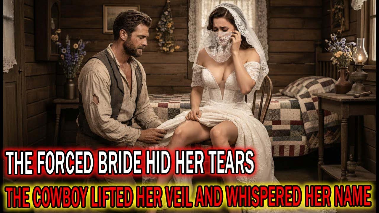 The Forced Bride Hid Her Tears Beneath Her Veil, The Cowboy Lifted It And Whispered Her Name
