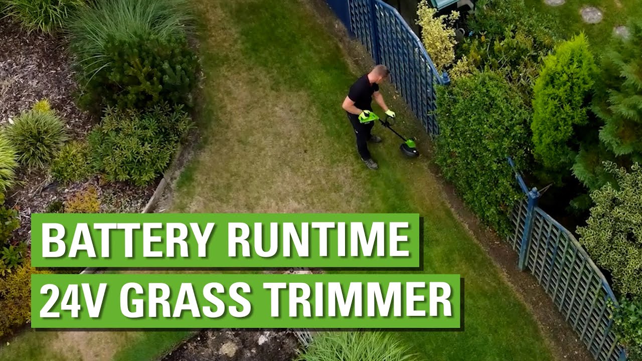 Greenworks Battery Runtime – 24V Grass Trimmer