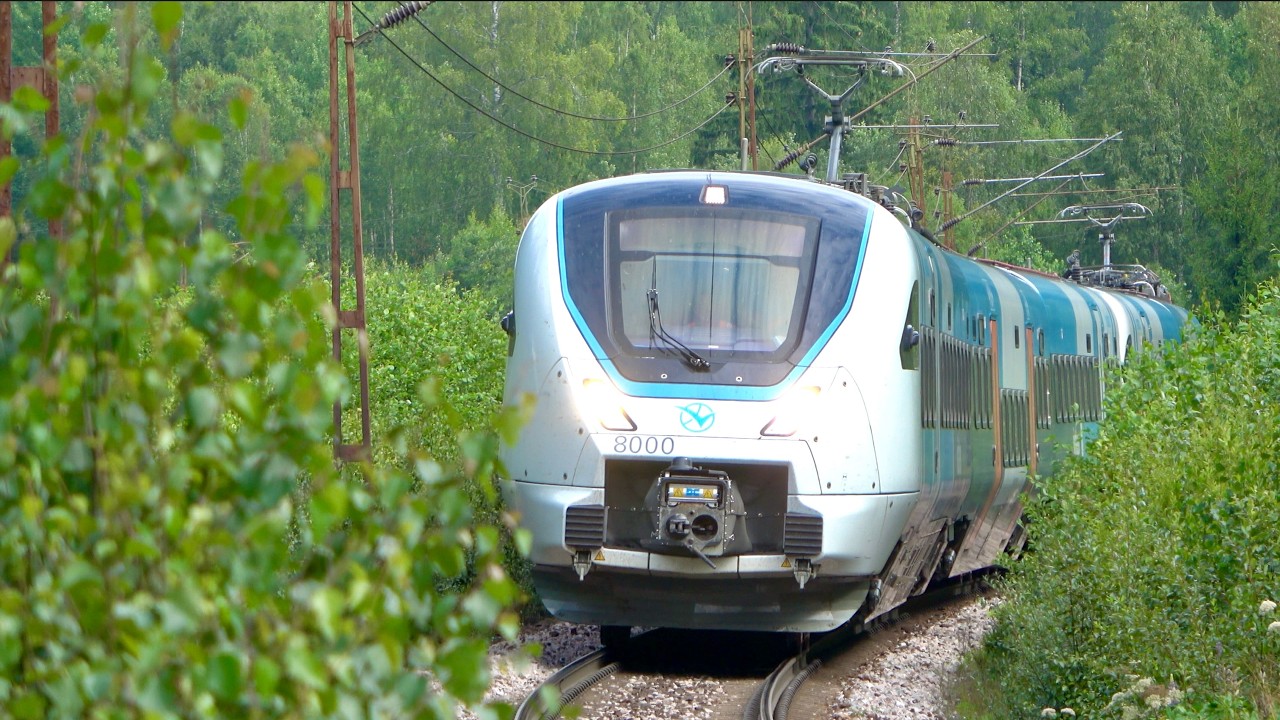 An unusually calm day in Skinnskatteberg - due to a derailment in Byvalla