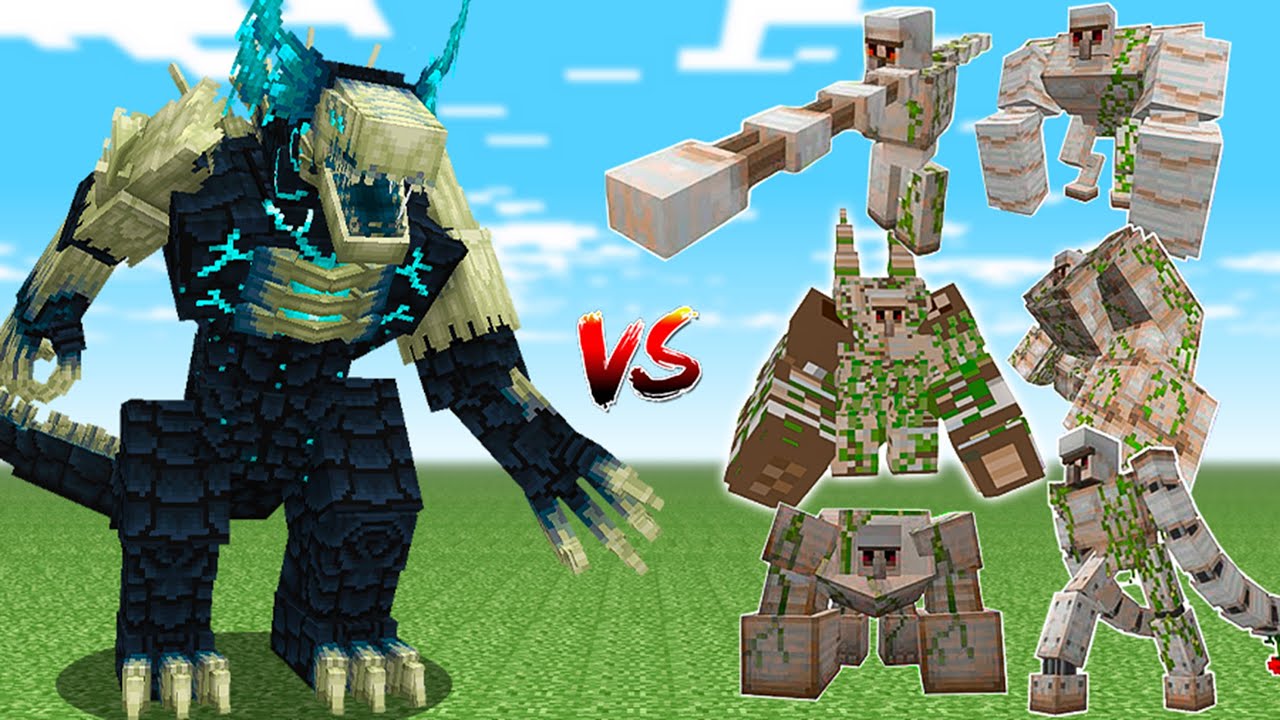 NEW WARDENZILLA vs ALL IRON GOLEMS!