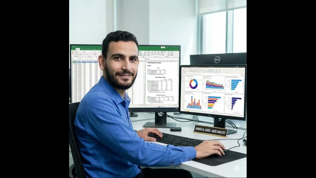 تحليل البيانات باستخدام Excel , Power Bi, SPss