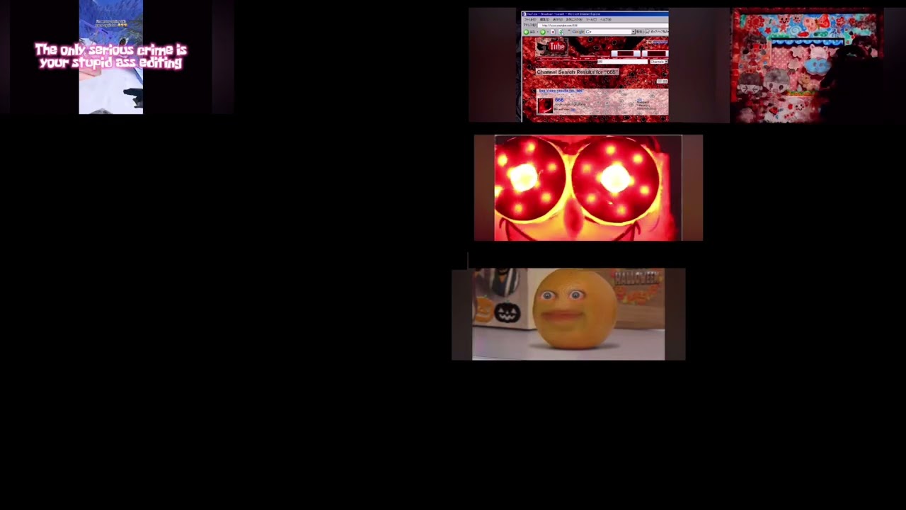 16 Creepypasta Videos Upcoming Jumpscares Played At once 5