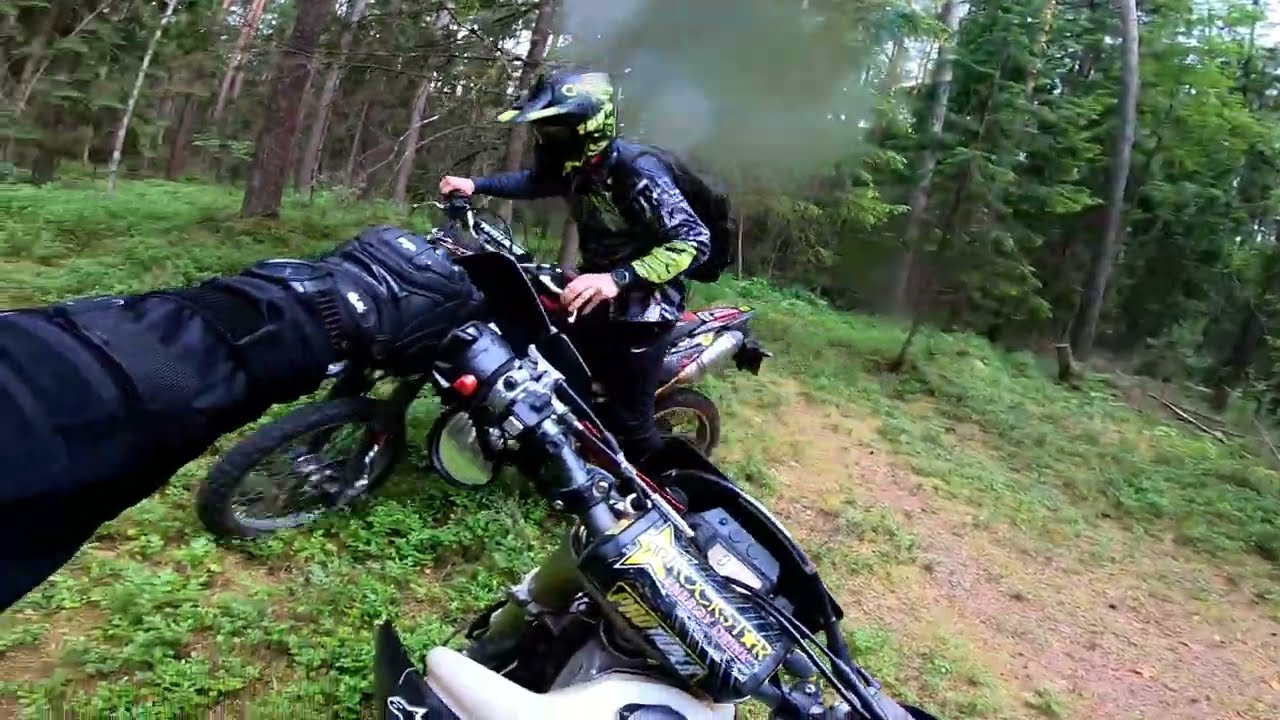 Suzuki RMX450Z & Yamaha WR125R | Ņega Enduro | POV