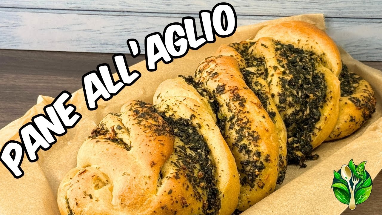 Pane all’aglio con erbe aromatiche | Ricetta facile, velocissima e vegana