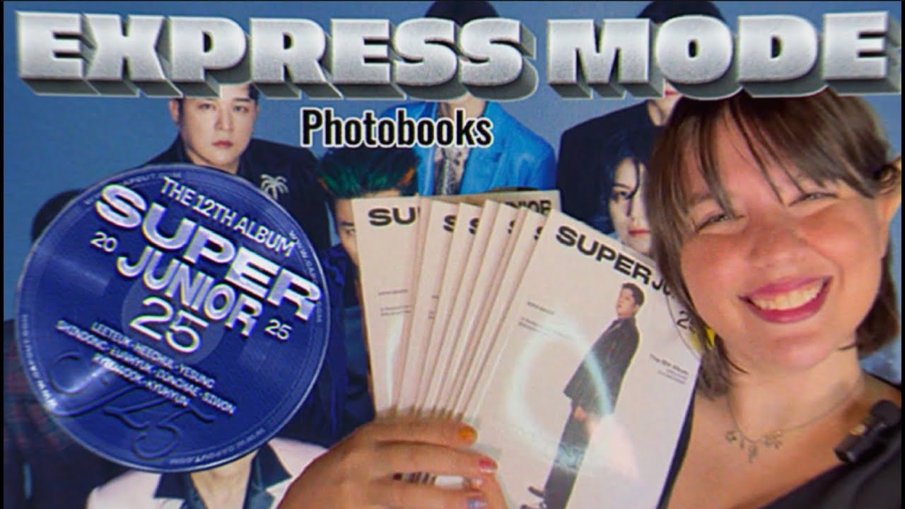 SUPER JUNIOR EXPRESS MODE ALBUMS - PHOTOBOOK - ALL VERSIONS 