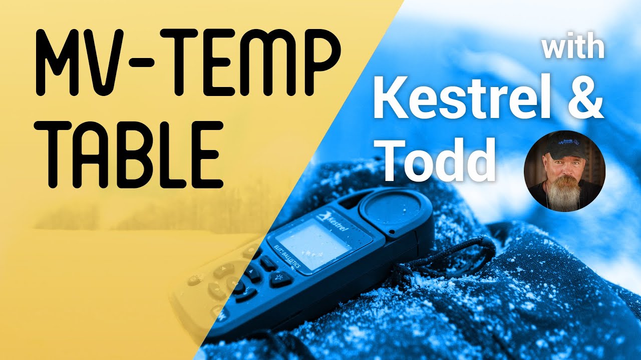 Kestrel MV Temp Tables | Todd Hodnett from Accuracy 1st