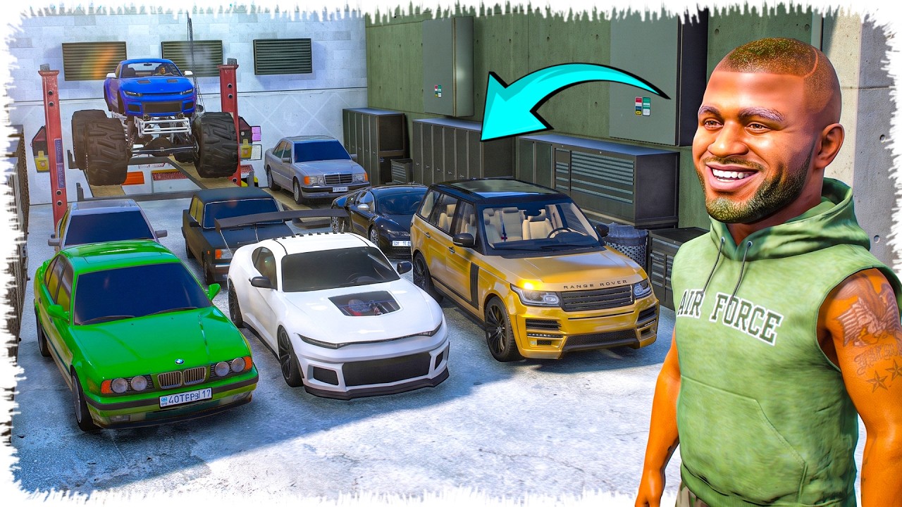 Джонни гаражына бүкіл легенда көліктерін жинады 🔥💥 (GTA V)