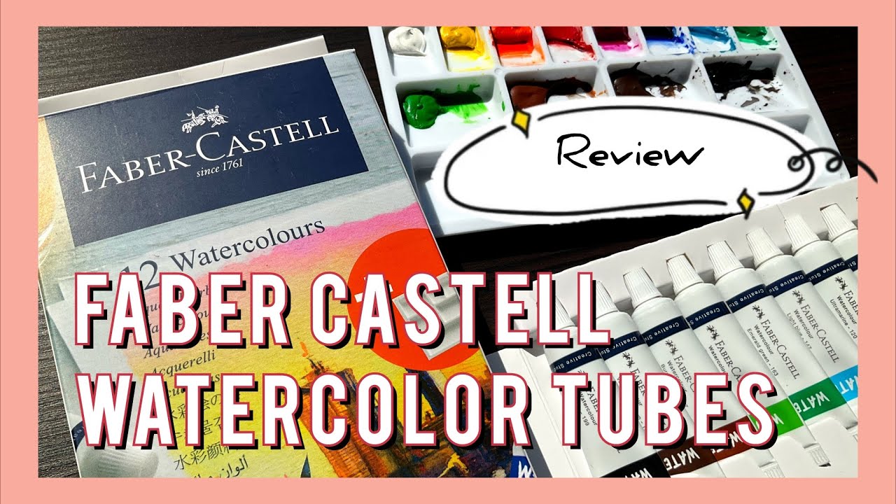 Review: Faber Castell watercolour tubes 🌨️