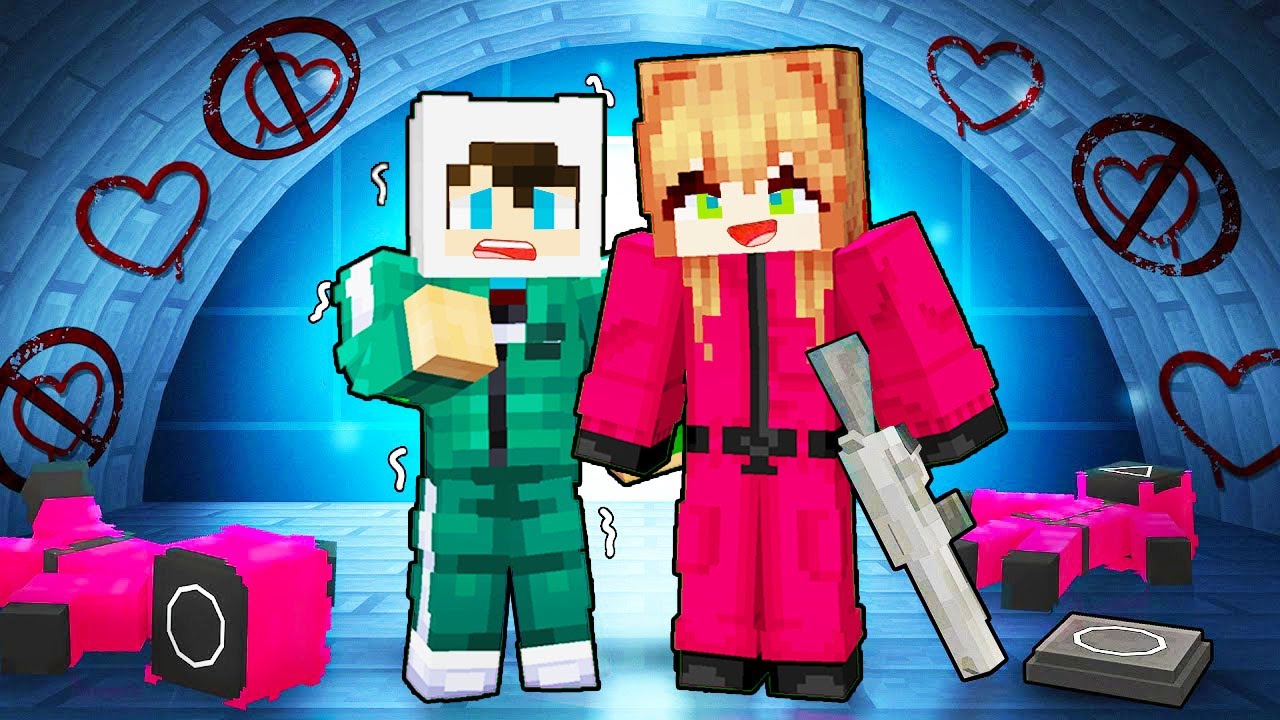 SQUİD GAME ASKERİ KIZ HAYRANIM BENİ KURTARDI 😱 Minecraft