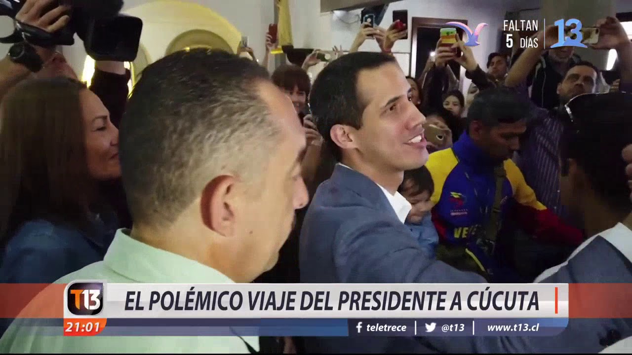 El polémico viaje de Piñera a Cúcuta